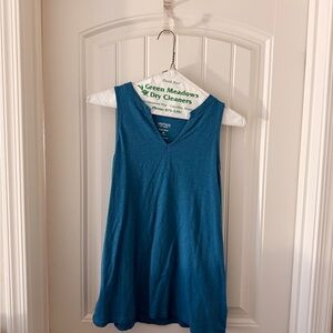Torrid Blue Sleeveless V-Neck Top